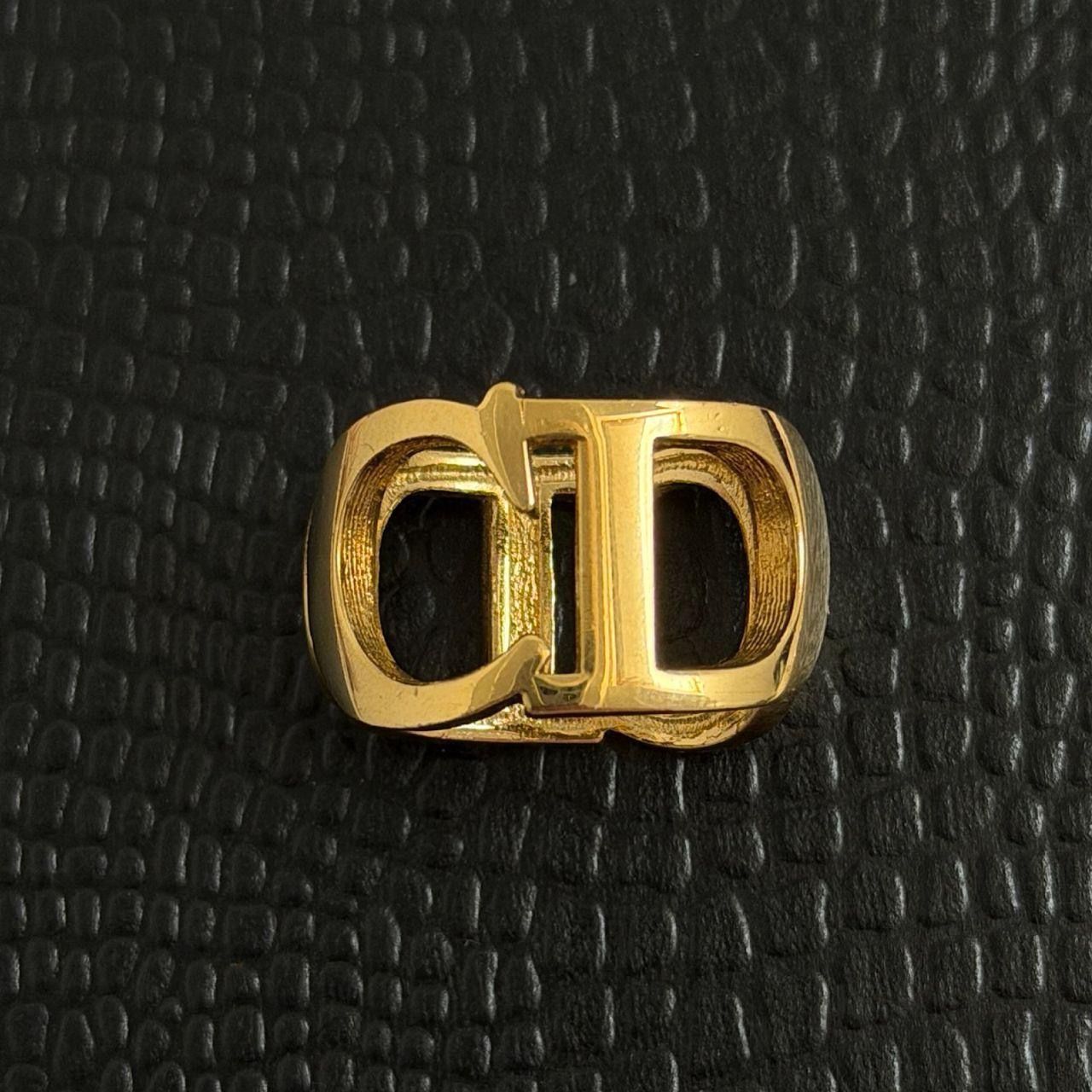 Christian ​Dior Gold Scarf Ring
