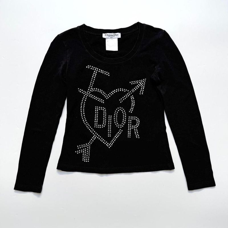 ​Christian Dior T Shirt Logo Top Size Small