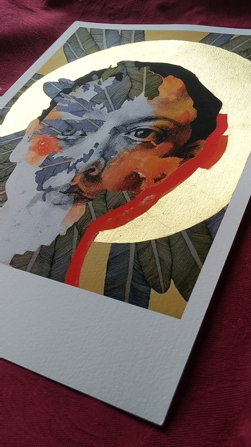 &quot;Icon I&quot;

Hand-gilded print