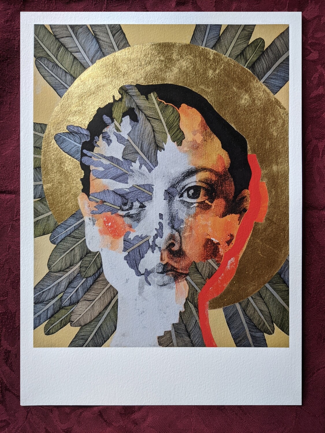 &quot;Icon I&quot;

Hand-gilded print