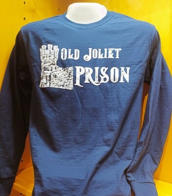 Blue LS Prison Shirt