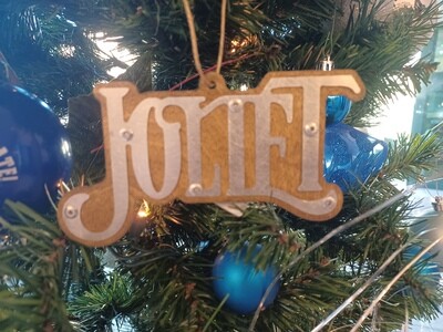 Joliet Script Ornament