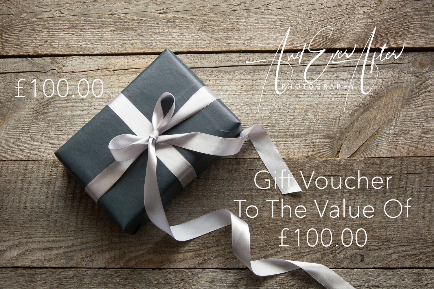 Gift Voucher £100 Our Online Store And Ever After Photography North Yorkshire County