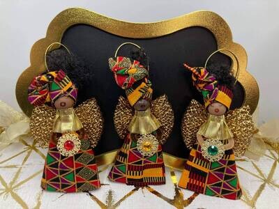 Blessed Angel Ornament - Red Triangle