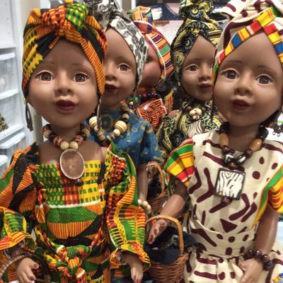 African Market Doll