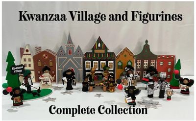 Kwanzaa Village and Figurines Set