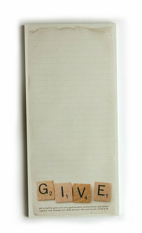 Memo Pads: Give