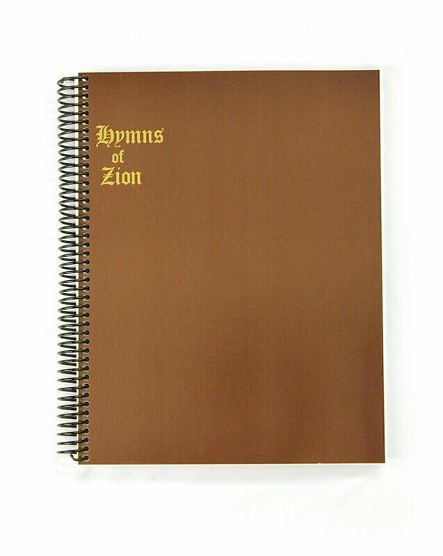 Hymns of Zion - Large Print, Spiral Bound