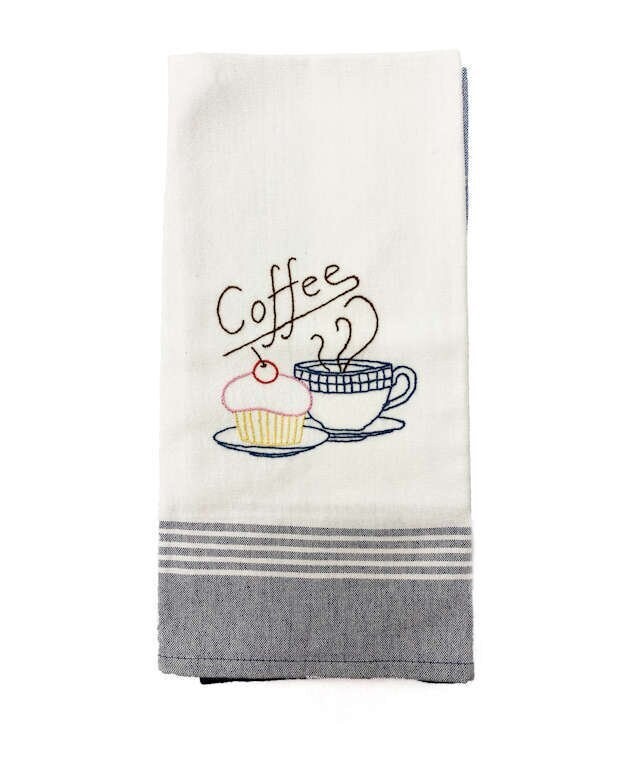 Coffee and Cupcake Dishtowel