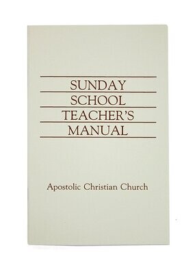 Sunday School Teacher's Manual