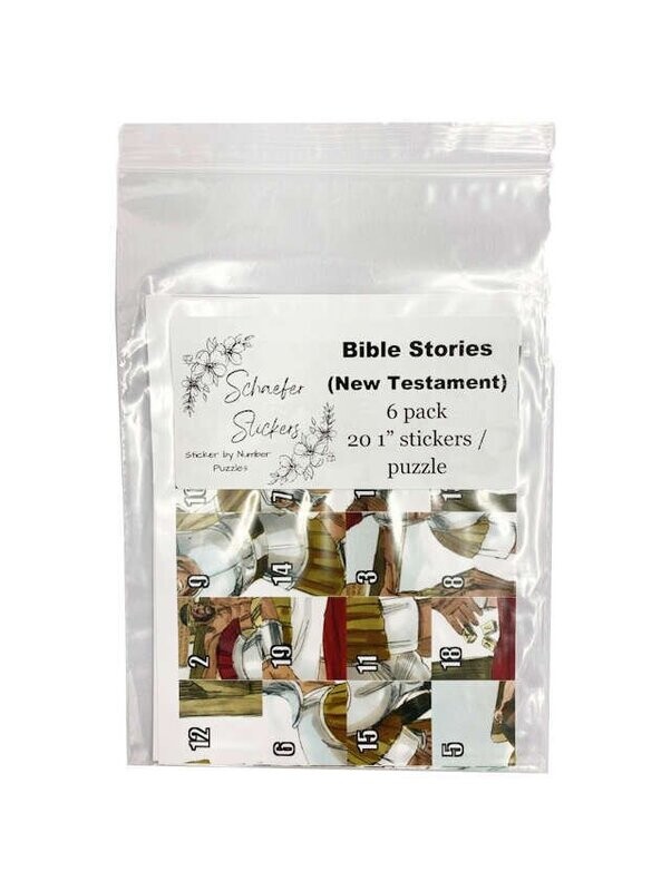 Sticker Puzzle: New Testament 20 stickers (6 pk)
