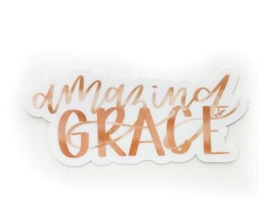 Decal Sticker: Amazing Grace