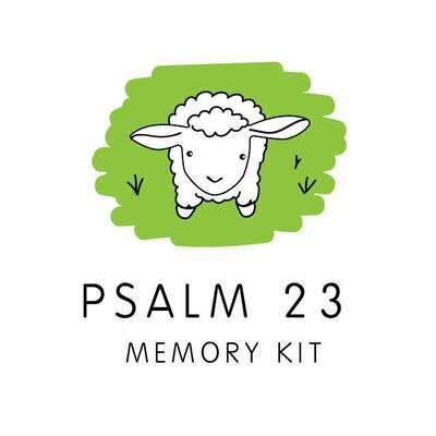 Psalm 23 Memory Kit for Alpha 3 year old Curriculum download