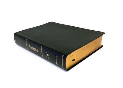 Zondervan Thompson Chain Reference Bible - Large Print, Comfort Print, Black bonded leather