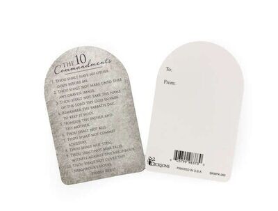 Ten Commandments Pocket card