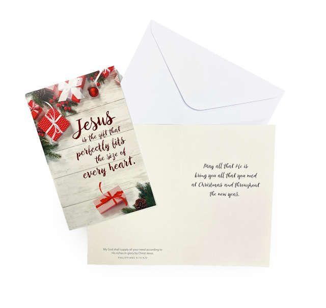 Jesus is the Gift Christmas Boxed Card Set (50)