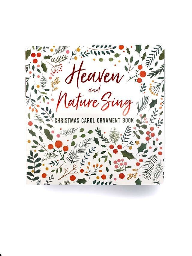 Heaven and Nature Sing Christmas Carol Ornament Book