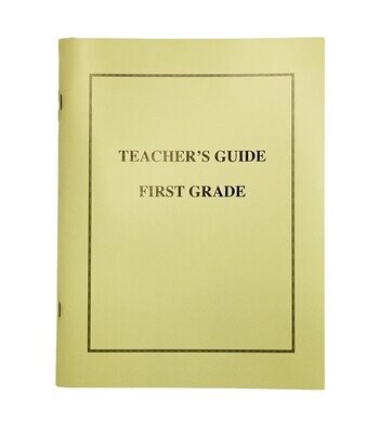 First Grade Teachers Manual downloadable pdf