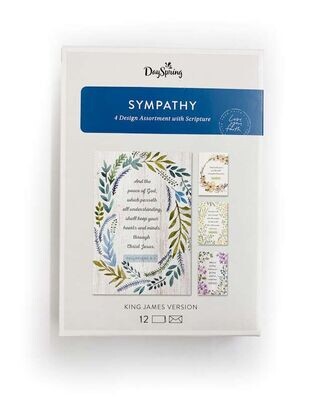 Sympathy Boxed Cards - floral