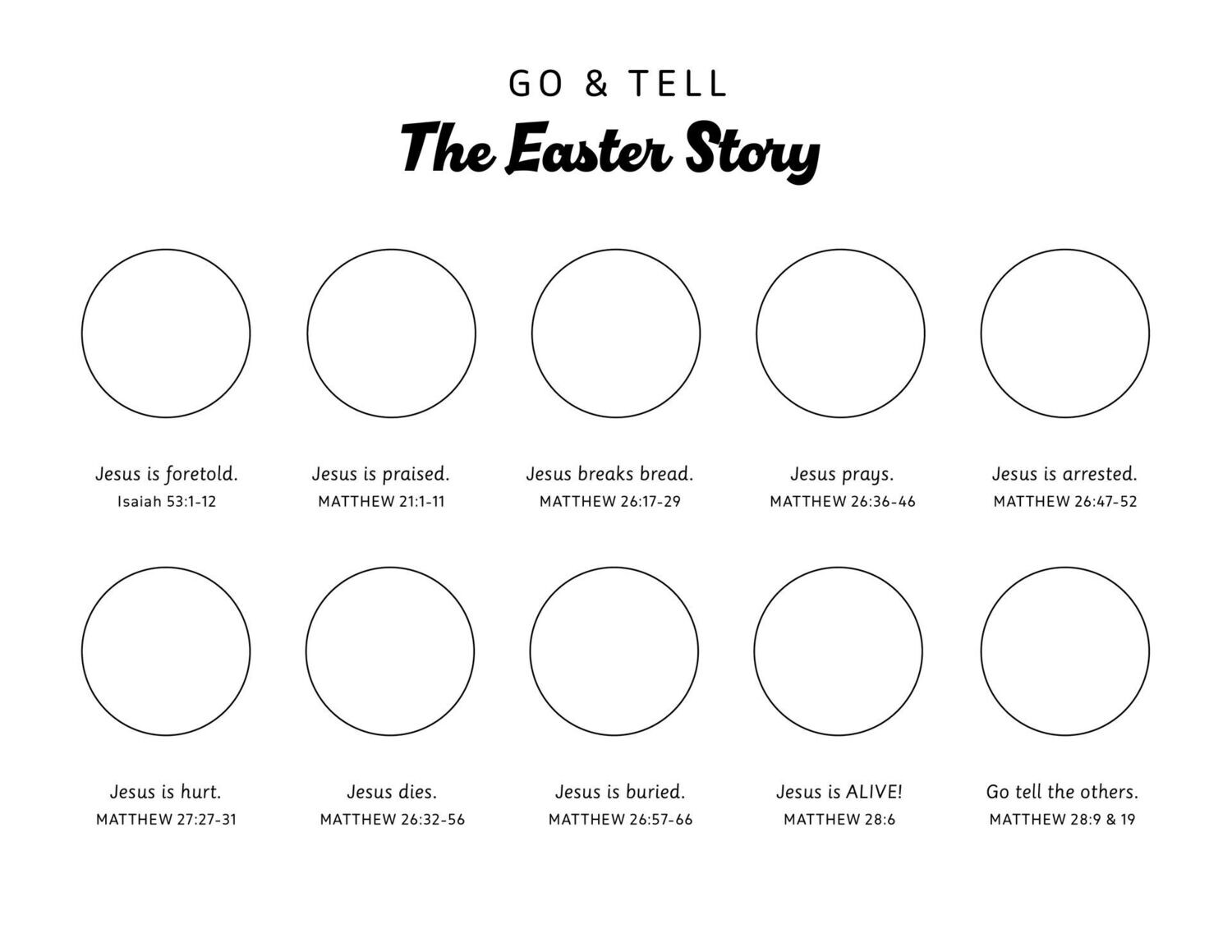 Go Tell the Easter Story downloadable pdf