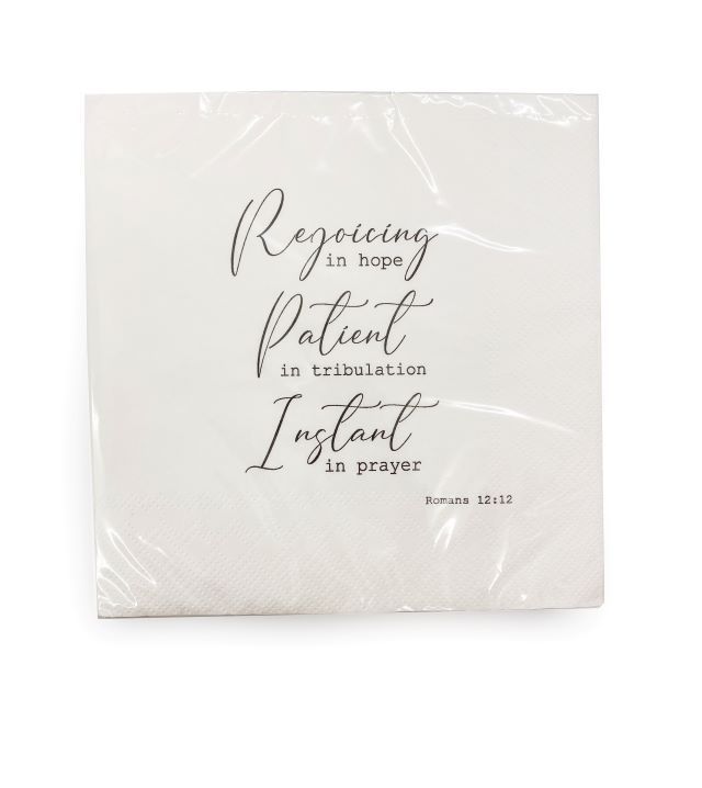 Rejoicing in Hope Napkin