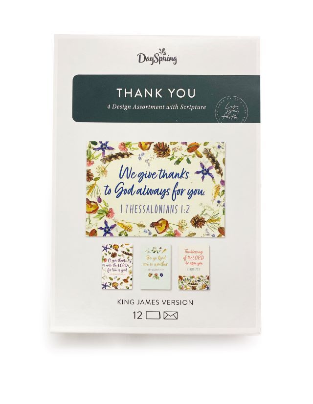 Boxed Card Set: Thank You Simple Nature