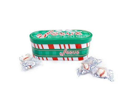 Christmas Mints in a Tin