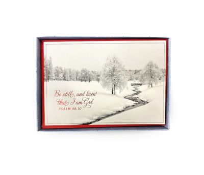 Be Still and Know Christmas Boxed Card Set (18)