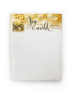 Joy to the World Christmas letterhead