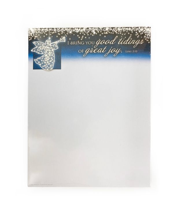 Tidings of Great Joy Christmas letterhead