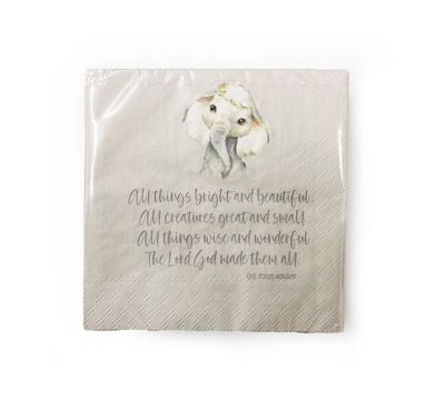 God Made Them All Napkin