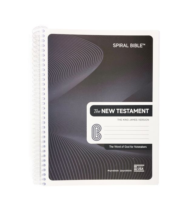 KJV Spiral Bible - New Testament, Black