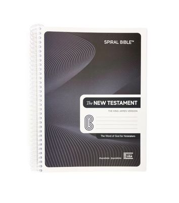 KJV Spiral Bible - New Testament, Black
