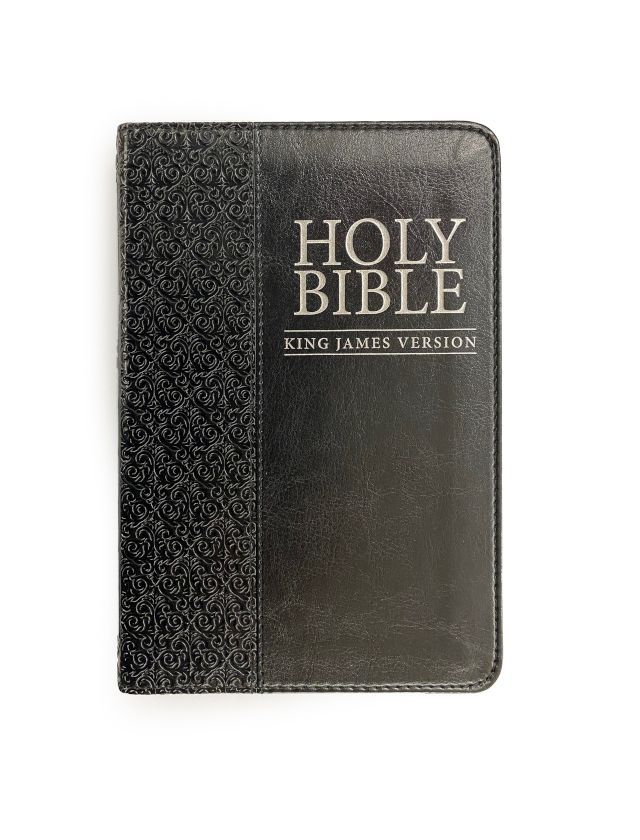 Zippered Travel Bible, Black