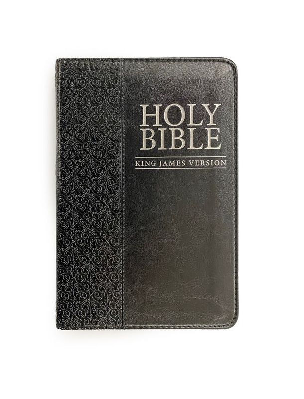 Zippered Travel Bible, Black