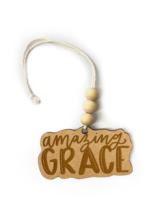 Amazing Grace car charm