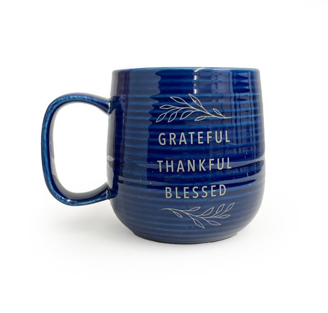 Grateful, Thankful, Blessed coffee mug