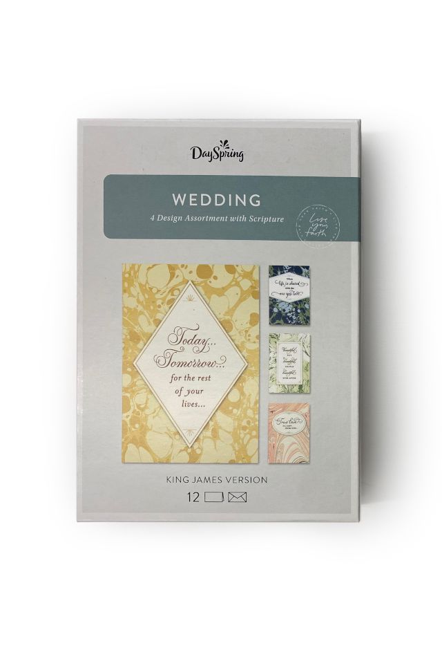Wedding "Marble" Boxed Card Set