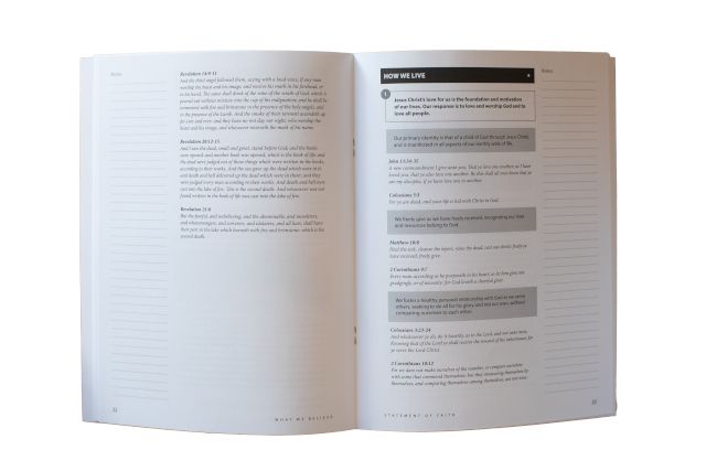 Statement of Faith, Study Version with verses