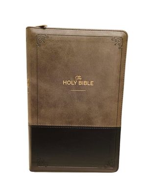 Deluxe Gift Bible, Zippered, Thumb Indexed