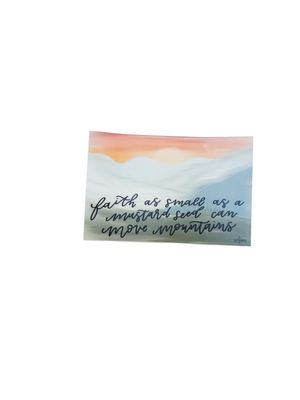 Faith as a Mustard Seed Decal Sticker