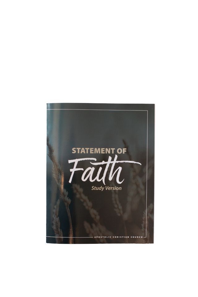 Statement of Faith, Study version with verses downloadable PDF