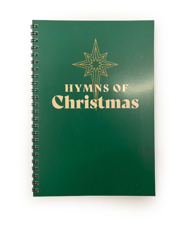 Hymns of Christmas - 2025 edition, Spiral Bound with chording Hymns of Christmas - 2025 edition, Spiral Bound with chording