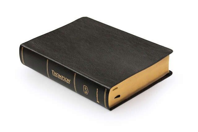 KJV - Zondervan Thompson Chain Reference Bible, thumb indexed - Comfort Print, Black bonded leather KJV - Zondervan Thompson Chain Reference Bible, thumb indexed - Comfort Print, Black bonded leather