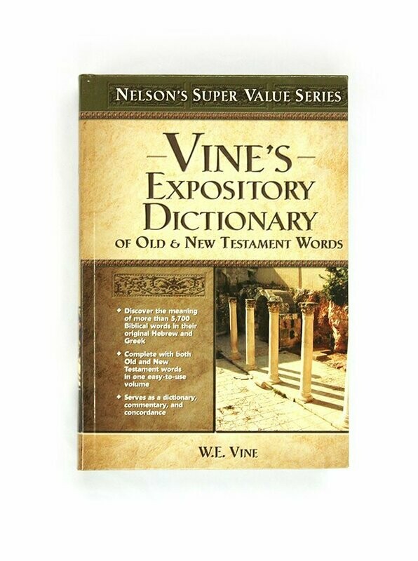 Vine's Expository Dictionary