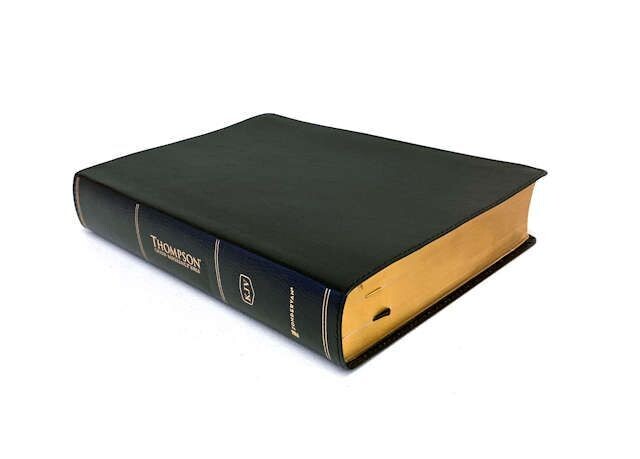 KJV - Zondervan Thompson Chain Reference Bible - Large Print, Comfort Print, Black bonded leather