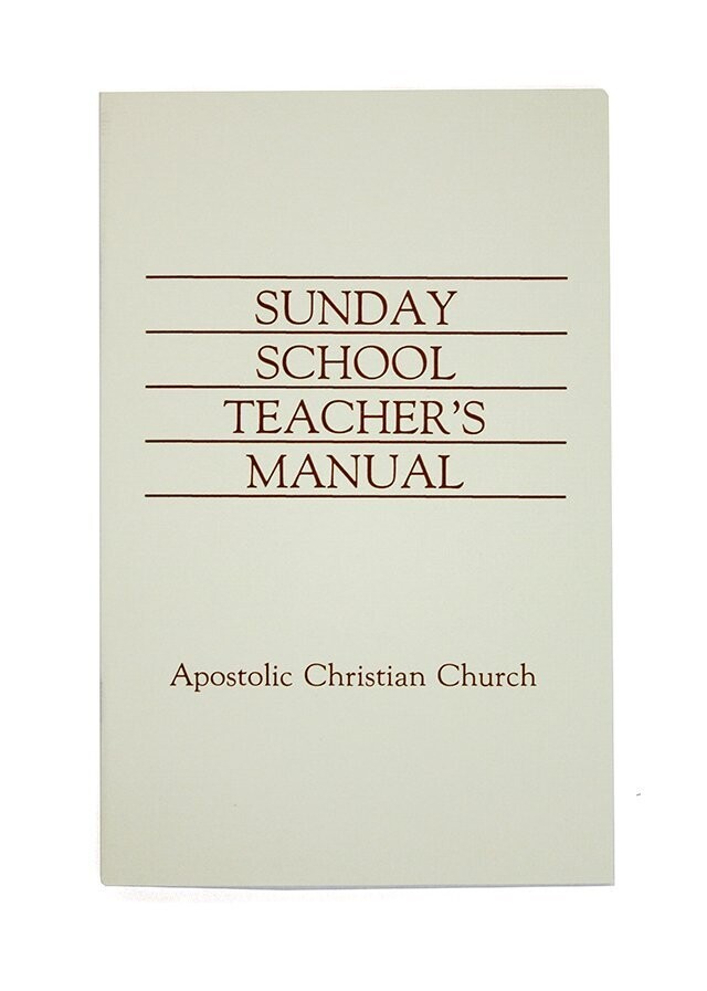Sunday School Teacher's Manual (long standing)