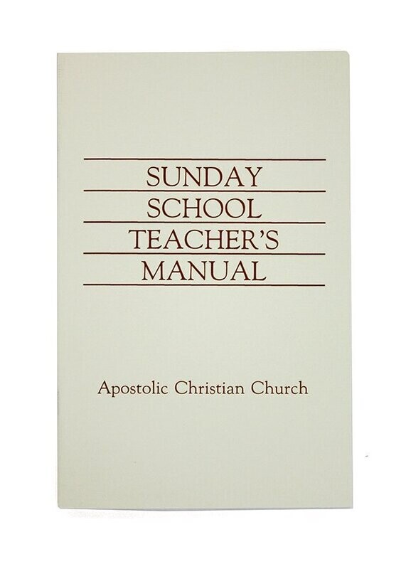 Sunday School Teacher's Manual (long standing)