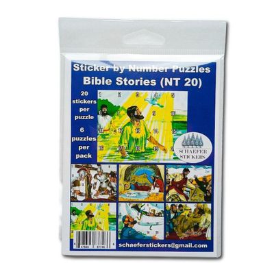 Sticker Puzzle: New Testament 20 stickers (6 pk)