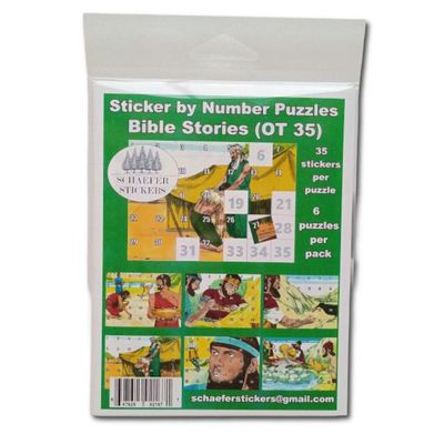 Sticker Puzzle: Old Testament 35 stickers (6 pk)